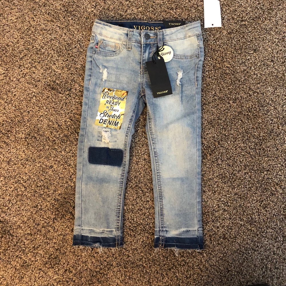 Vigoss NWT size 4 girls skinny Jeans